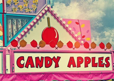 Pink Candy Apple Carnival Vendor Photograph By Eye Shutter To Think