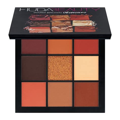 Buy Huda Beauty Warm Brown Obsessions Eyeshadow Palette 9 Pieces