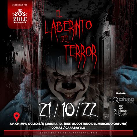 “laberinto Del Terror” único Show Por Halloween En Lima Norte