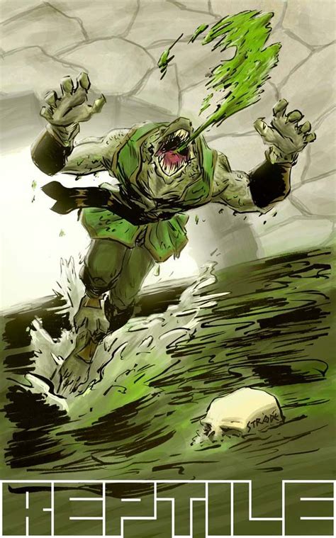 Reptile Mortal Kombat Reptile Mortal Kombat Arte Kombat Mortal Universe Art Comics Universe