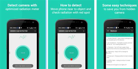 It is also one of the best spy camera detector app and this application will help you to easily detect hidden cameras in changing room, hotel rooms, and also. 7 Best Hidden Camera Detector Apps - TechMused