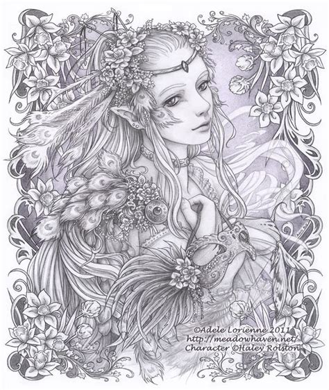Detailed Coloring Pages For Adults Printable Fantasy