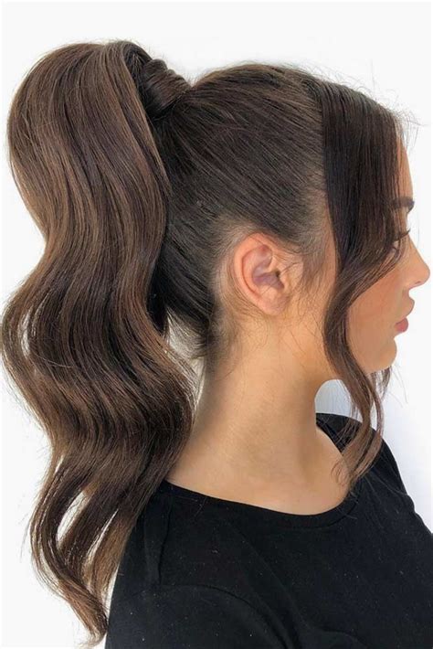 Perfect High Ponytail Hairstyles Cola De Caballo Con Flequillo