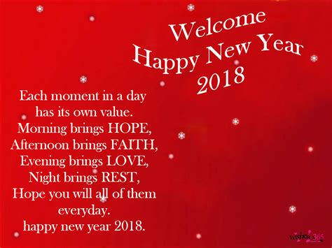 Poetry And Worldwide Wishes Happy New Year Greetings Cards 2018 With