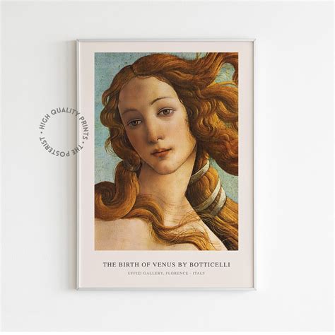 La Naissance De Vénus Print Par Sandro Botticelli Etsy France