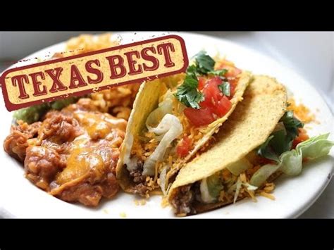 I eat at fast food restaurants fairly often when traveling and some of them aren't that bad if you opt for the healthier options such as salad and grilled chicken, don't not everyone's from texas. Texas Best - Mexican Food (Texas Country Reporter) - YouTube