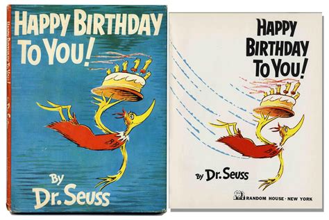 Dr Seuss Happy Birthday To You Printable