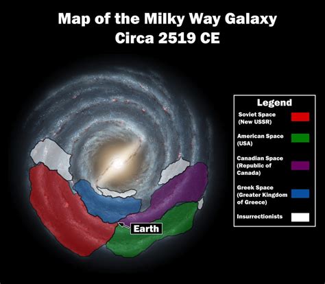 Map Of The Milky Way Galaxy Circa 2519 Ce By Redrich1917 On Deviantart