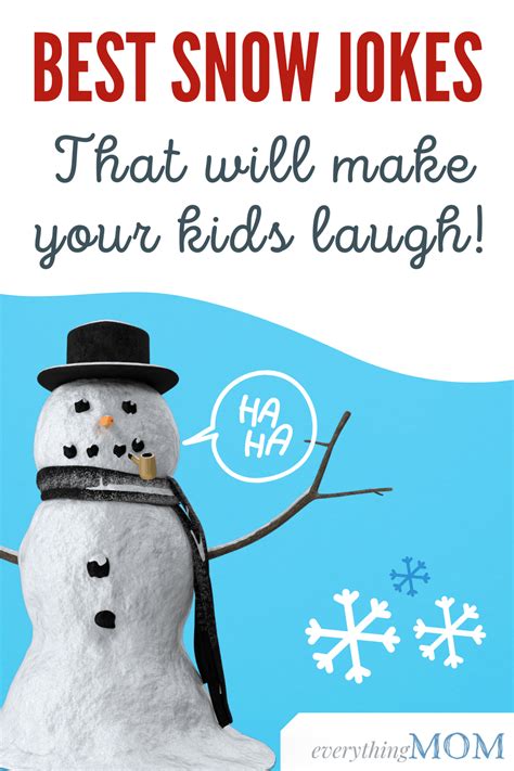 30 Funniest Snow Jokes For Kids Everythingmom