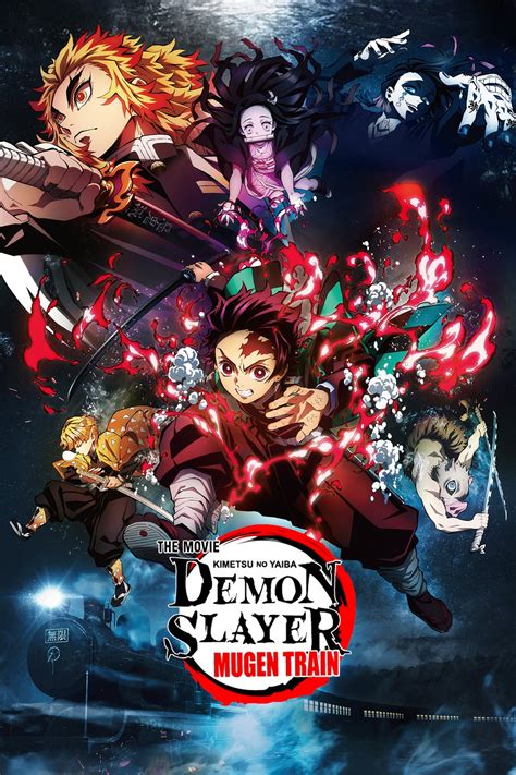 Demon Slayer Kimetsu No Yaiba The Movie Mugen Train 2020 Posters