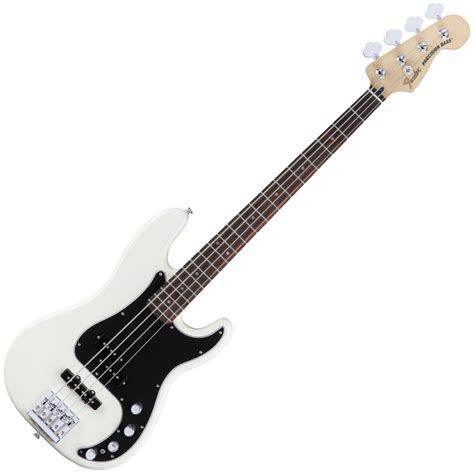 Fender Deluxe Active Precision Bass Special Olympic White Basse
