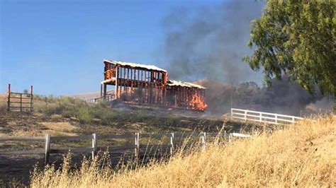 Grass Fire That Damaged Structures Near Livermore Contained At 53 Acres