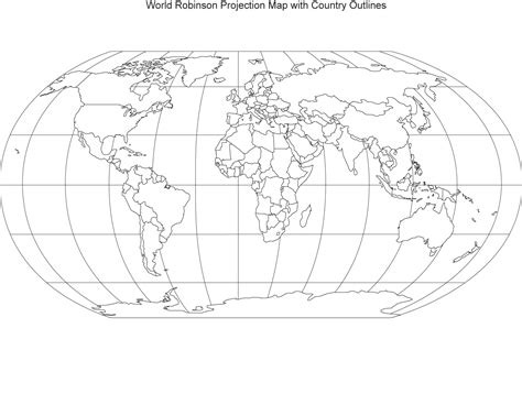 Blank Map Of The World With Major Rivers