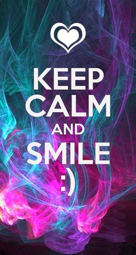 Keep Calm And Smile Pictures Photos And Images For