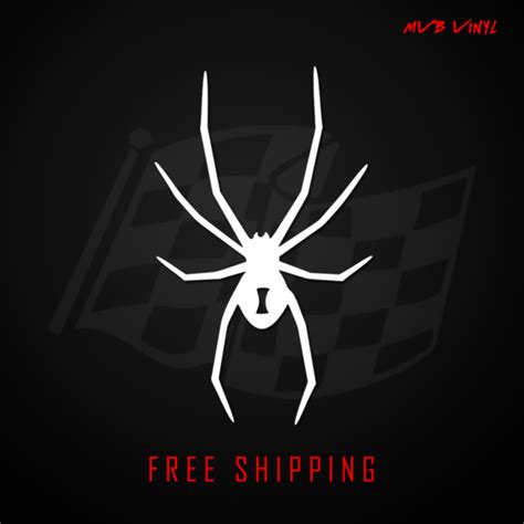 Black Widow Spider Vinyl Decal Sticker Jdm Stance 488 Ebay