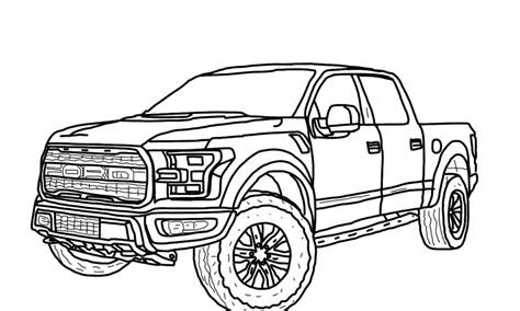 How To Draw Ford F Raptor Step By Step