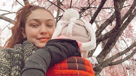 Gigi Hadid Posts Adorable Spring Themed Selfie With Daughter Khai