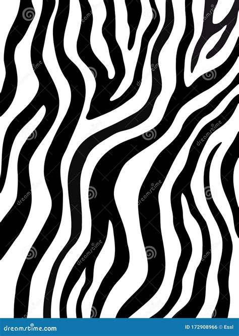Zebra Stripes Seamless Pattern Stock Vector Illustration Of Abstract