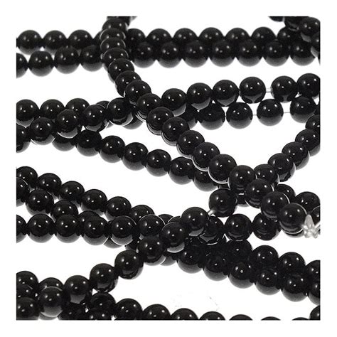 Black Onyx Round Beads 4mm 16 String Beads And Beading Supplies