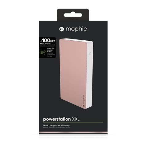 Mophie Powerstation Xxl 20000mah Power Bank Rose Gold At Mighty Ape Nz
