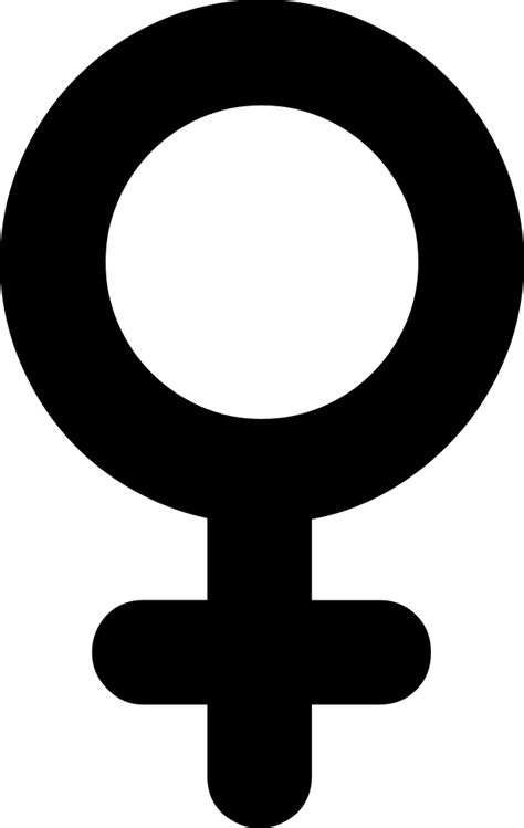 Female Gender Symbol Svg Png Icon Free Download 23991