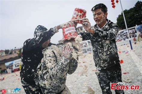 10000 Celebrate Tofu Festival In Guangdong Village