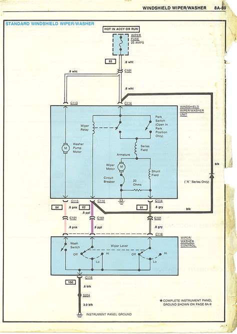 1978 Corvette Wiper Wiring Diagram Wiring Diagram