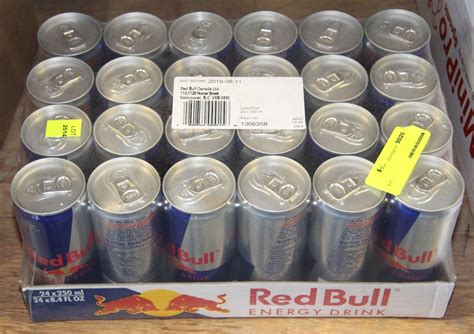 Case Of 24 250ml Cans Of Red Bull