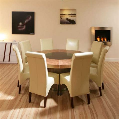 6 Person Round Dining Table Minimalis