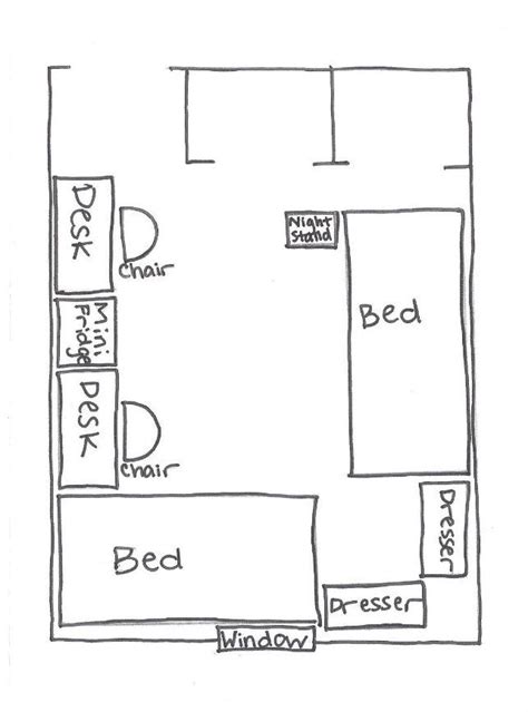 Planning Out How To Layout Your Dorm Room With Your Roommate Can Help