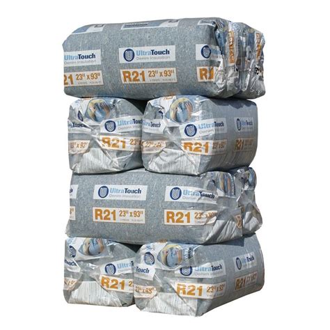 Ultratouch 23 In X 93 In R21 Denim Insulation 8 Bags 10003 02123