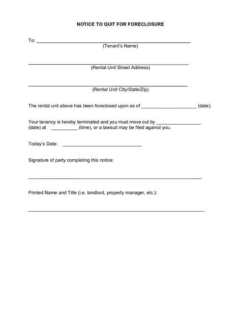 Free Texas Day Notice To Quit Form Non Payment Pdf Word Eforms Free