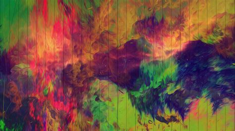 Wallpaper Abstract Oil Painting Texture Colorful 1920x1080