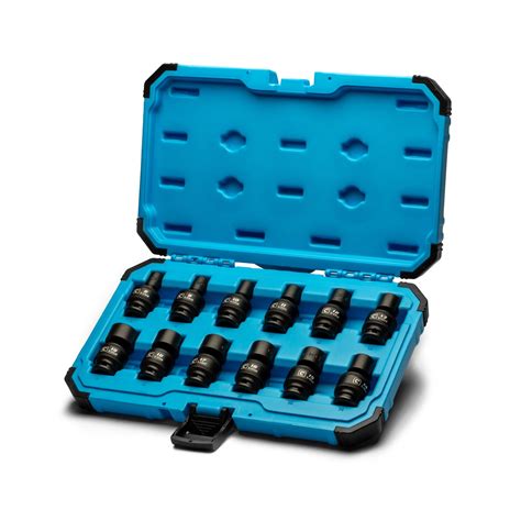 Capri Tools 38 In Drive Universal Impact Socket Set 8 19 Mm Metric