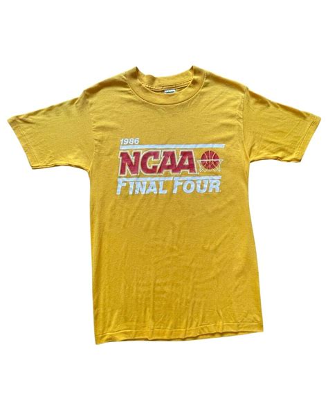 Vintage 1986 Ncaa Final Four College Basketball Singl Gem