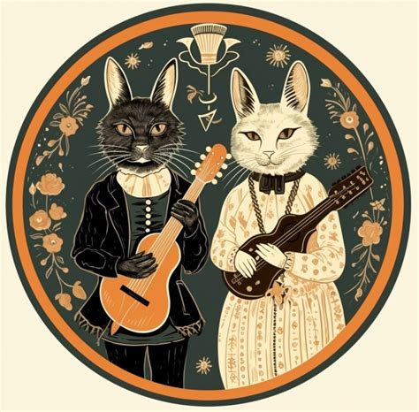 Funny Cat With Guitar Music Art Free Stock Photo Public Domain Pictures