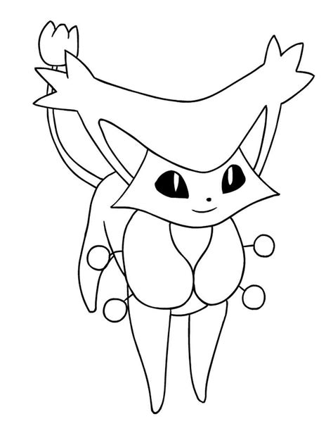 Pokemon Delcatty Coloring Pages