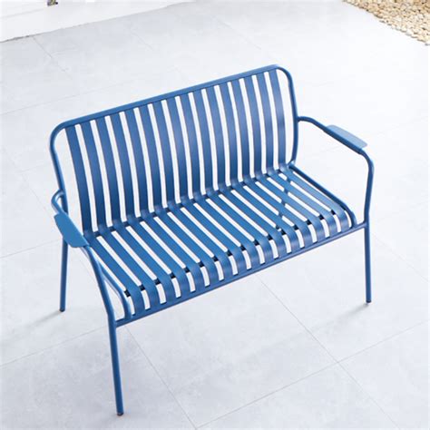 Outdoor Aluminum Park Chair Garden Furniture Patio Double Chair