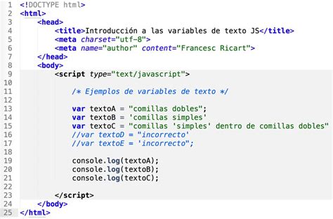 Los Tipos De Variables En Javascript Y Sus Ejemplos