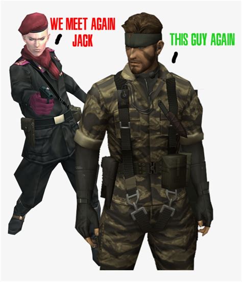 Naked Snake And Revolver Ocelot Metal Gear Series And Metal Gear My