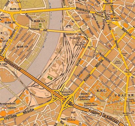 Karta Beograda Sa Ulicama Gugl Mapa