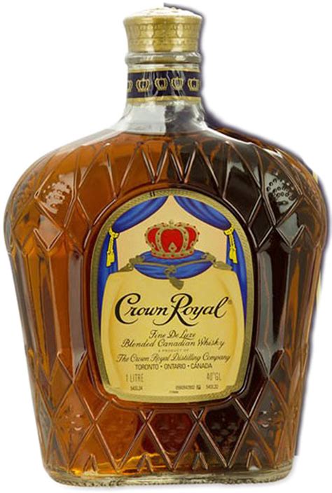 Download Hd Crown Royal Whisky Ltr Canada Bottle Transparent Png