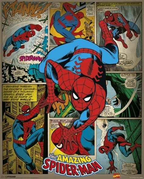 Marvel Comics Spider Man Retro Poster Sold At Europosters