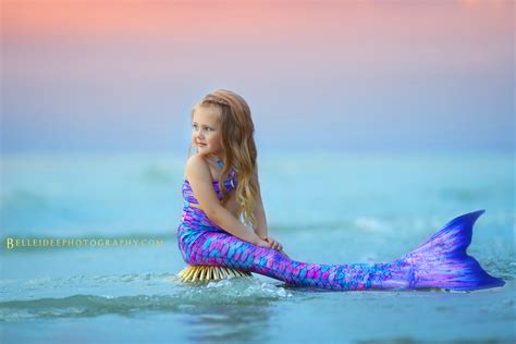 Mermaid Fine Art Child Photography Tropical Ocean Waters Mermaid In
