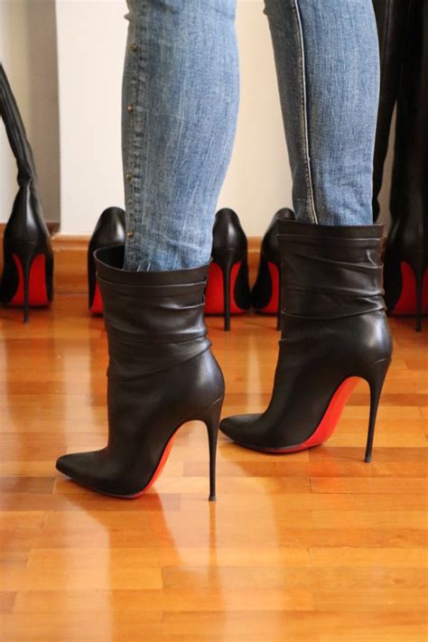 christian louboutin boots collection 120mm boots high heel boots ankle christian louboutin