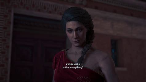 Assassin S Creed Odyssey Perikles S Symposium Kassandra Wears A