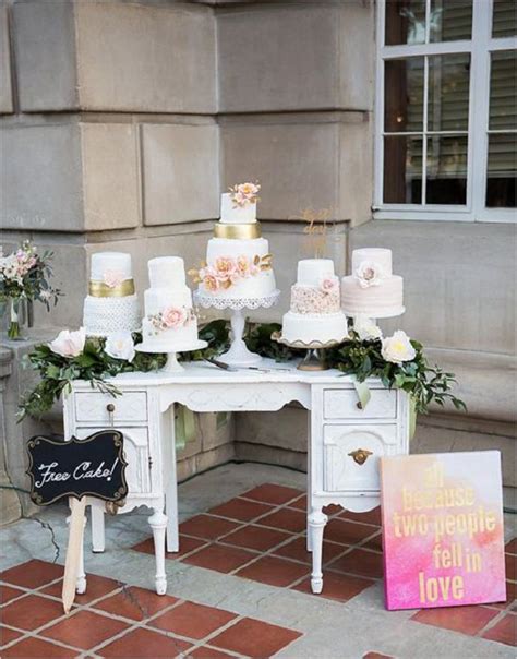 27 Amazing Wedding Cake Display And Dessert Table Ideas Deer Pearl Flowers