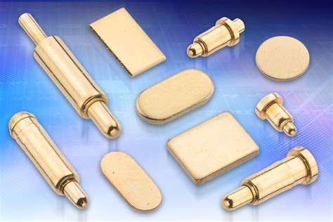 Vertical Spring Contact Pins For Smt Pads