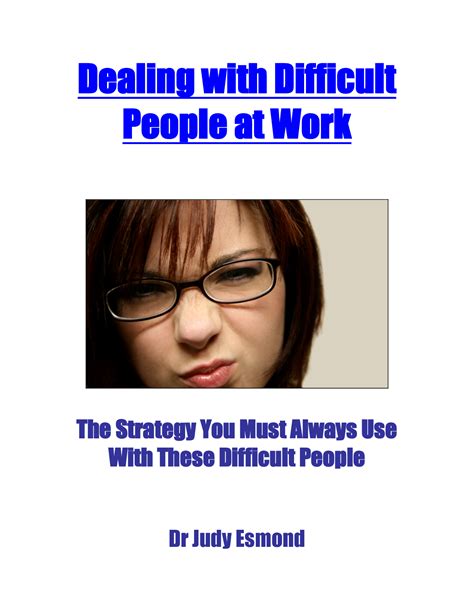 Working With Difficult People Quotes Quotesgram