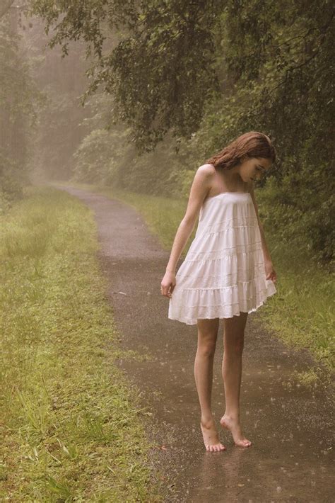 Untitled Girl Dancing Rain Photography Girl